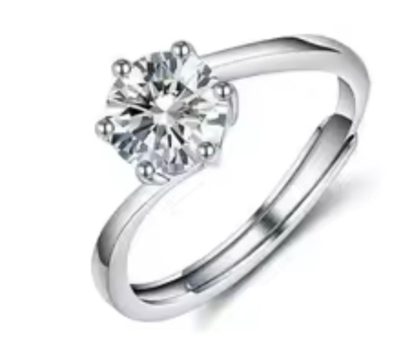 Six-Prong Adjustable Ring