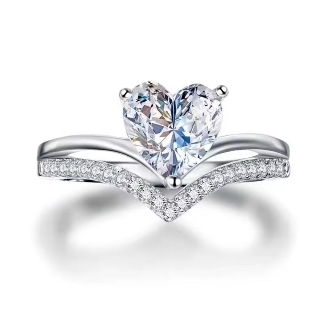 Forever Yours Heart-Shaped Ring