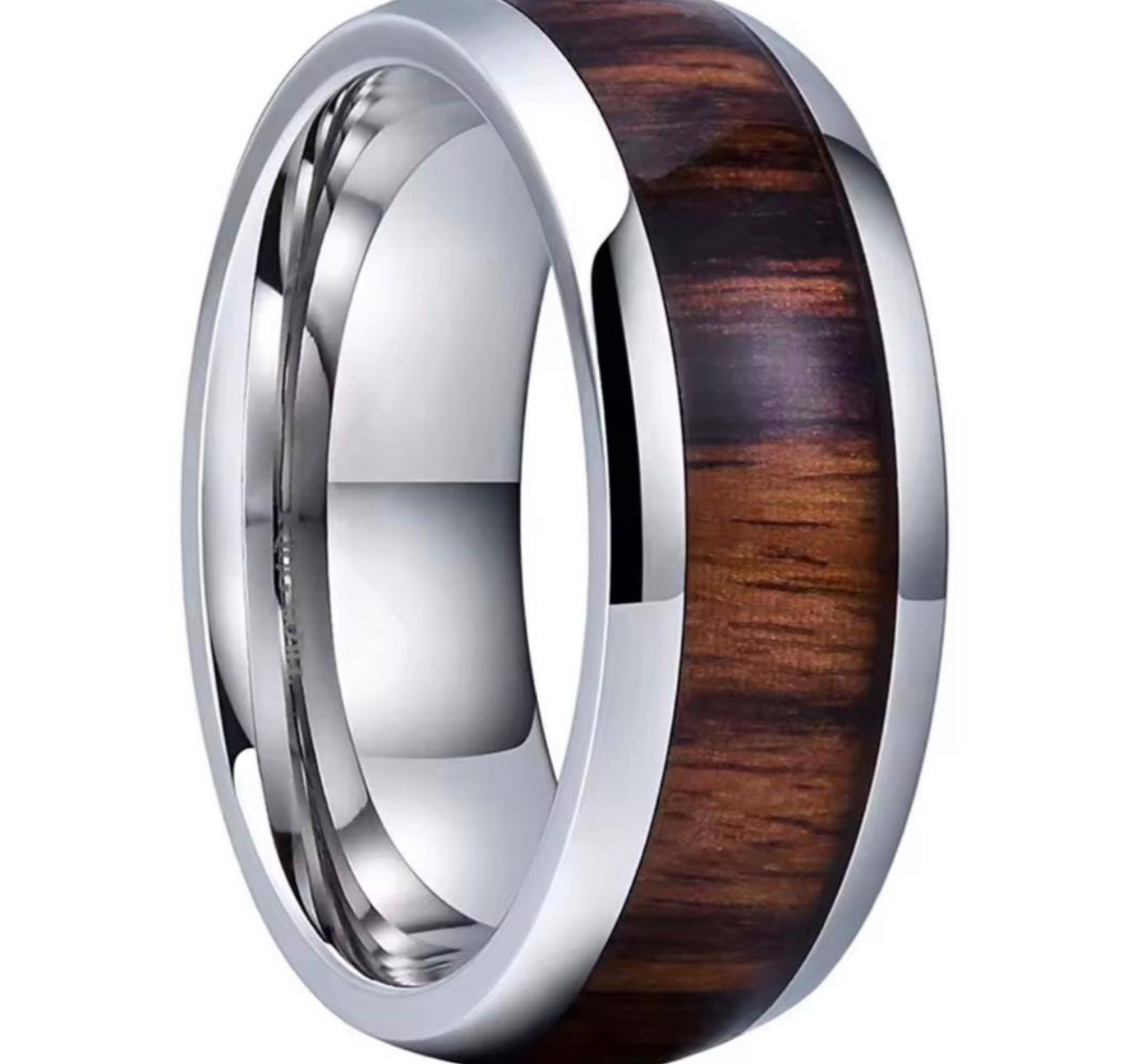 Wooden Comfort Fit Ring